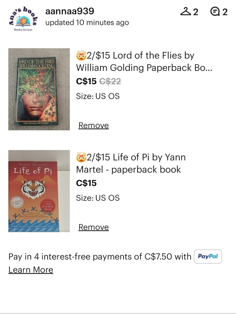 2 Books For Drewmasterman
